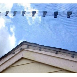 Bird-X Bird Netting Mounting Clips Makes Installing Bird Netting EASY and FAST, Case of 250