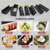 THP DEALS Sushi Making Kit Sushi Maker 12 Pcs Plastic