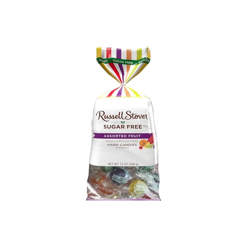 Russell Stover Sugar Free Assorted Fruit Hard Candies, 12 oz.