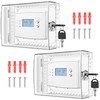 TRJ 2 PCS Thermostat Lock Box with Key, Large Thermostat