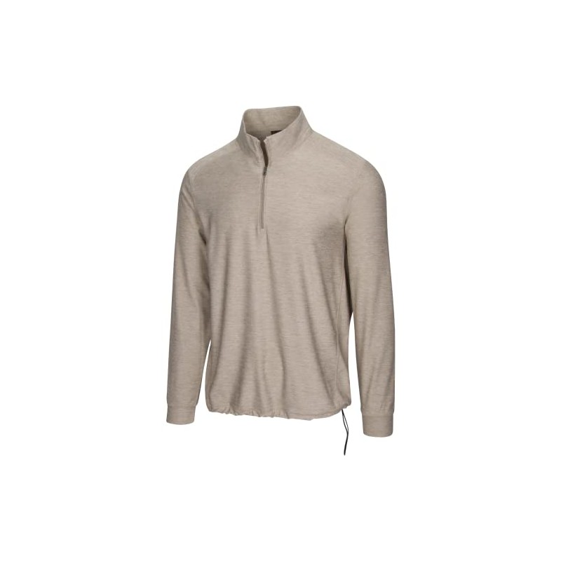 GREG NORMAN Men's stand-up collar, mottled stripes, shoulder and side