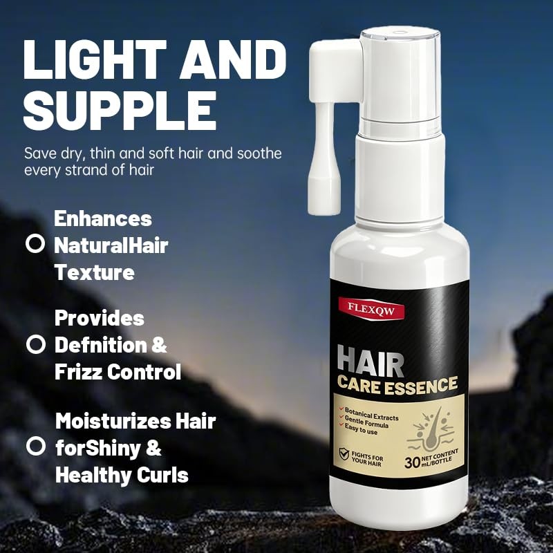FLEXQW Hair Care Essence, Botanical Extracts Hair Growth Spray, Frizz