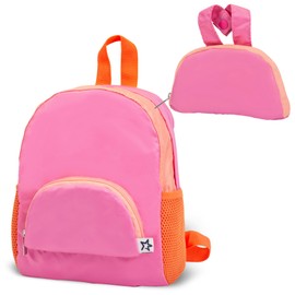 Tiny Twinkle Toddler Backpack – lightweight, waterproof, folds up into pouch. Great for travel, daycare, beach, swim school