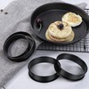 Yubng Crumpet Rings 3.94’’- Set of 10 Baking Rings- Stainless
