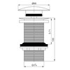 Wirquin 30723416 Brass Quick Clac Basin Waste 100mm without Overflow