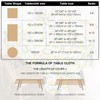 Arquiel Lemon Yellow Rectangular Tablecloth Wipe Clean PVC Waterproof Oilproof