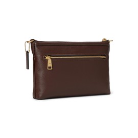 COACH Legacy Zip Top Crossbody Bag, Maple
