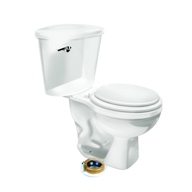 Fluidmaster 7513 Extra Thick Wax Toilet Bowl Gasket with Flange,