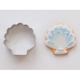 cotta 93708 Marinkee Mold, Scallop, Silver, W 2.1 x H 2.1 inches (54 x 53 mm)