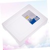 Operitacx Box Portable Art Scrapbook Storage Box Desktop Organiser File
