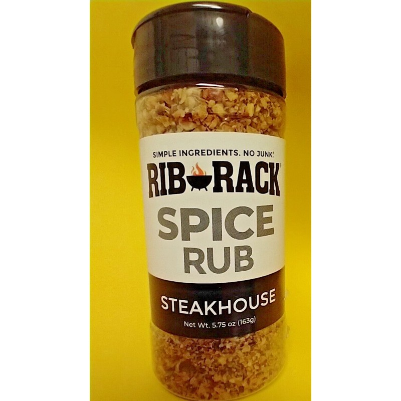RIB RACK STEAKHOUSE Spice Rub, 5.75oz, BB 5/27, Lot of
