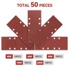 Sruhrak 50 pieces 93 x 230 mm sanding sheet set,