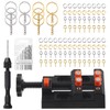 Tanstic 222Pcs Hand Drill Set, Pin Vise Hand Drill with