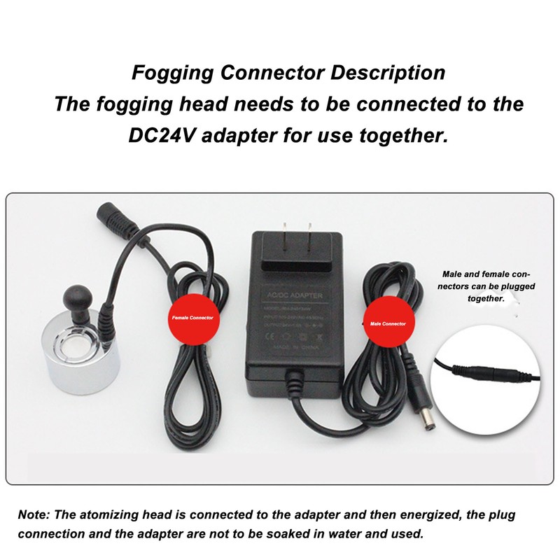 Ultrasonic Mist Maker Stainless Steel Large Atomization Volume Single Head