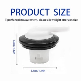 2 Pcs Tank Exhaust Valves with Sealing Sleeves,Gas Tank Vent Rollover Gasoline Tank Exhaust Valve,Vent Plug Vent Hole Return Vent Pipe,Replaces 5360058 911060 ﻿