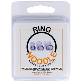 RING NOODLE The Original RING NOODLE by PGC Inc - 3 Pack (WIDE MIX) Ring Guard / Ring Sizer