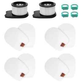 Fette Filter - IZ662H Replacement filter set Compatible with Shark IZ662H Cordless Pro Vacuum with Clean Sense IQ and Odor Neutralizer includes 2 Post Motor Hepa, 4 Pre Motor Sets, 4 Odor Cartridges.