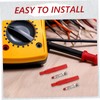Alipis Safety Banana Male Plugs 4mm PVC Shell Heat Resistant