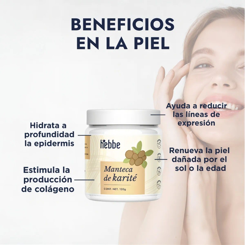 Manteca Pura De Karite Orgánica Shea Butter Balsamo Corporal