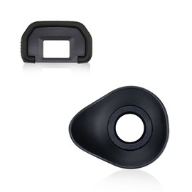 JJC Viewfinder Eyecup for Canon EOS 5D Mark II 6D Mark II 6D 5D 90D 80D 70D 60Da 60D 50D 40D 30D 20Da 20D 10D D60 D30 A2E A2 Replace Canon EB Eyepiece (Pack of 2)