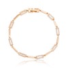 Richapex Tennis Bracelet for Women 18K Gold Plated Elegant Trendy