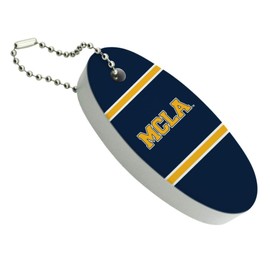 GRAPHICS & MORE MCLA Trailblazers Stripes Floating Keychain Oval Foam Fishing Boat Buoy Key Float