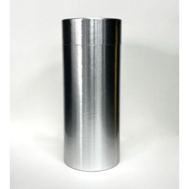 Adult Cremation Scatter Tube, Large Size, Chrome Silver