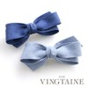 Vingtaine H7554-BL- Dungaree Dungaree Denim Hair Clip, Hair Accessories, Stylish