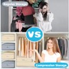Zjyufy Pack of 3 Ultra Space-Saving Self-Compression Organiser, Space-saving Compressing