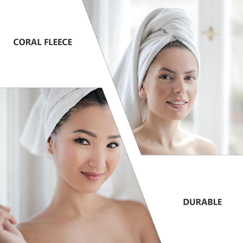 Beaupretty 2 Piezas Toalla Turbante de Microfibra para Secar el