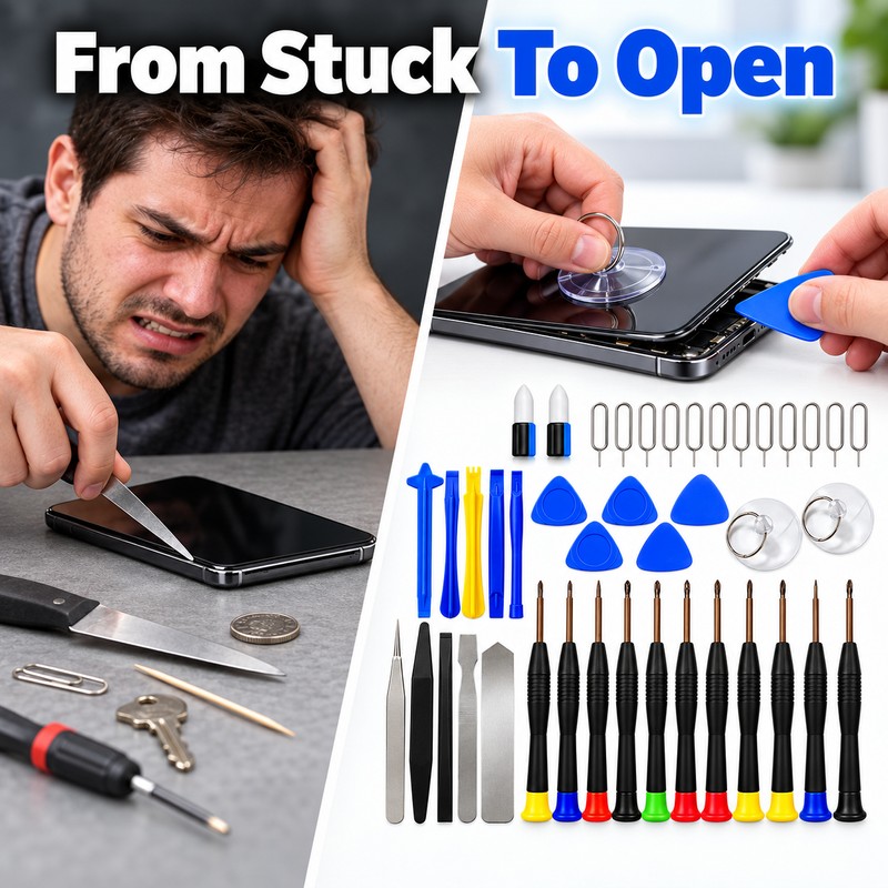40-in-1 Mobile Phone Repair Tool Kit – Screwdriver, Spudger &