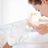 Ipetboom 1 Pair Exfoliating Face Washer Gloves Simple Face Wash