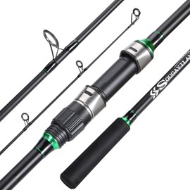 Sougayilang Surf Fishing Rod IM8 Carbon 3 Piece Travel Spinning Rod - 12'