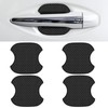 Car Door Handle Protector, 4Pcs TPU Carbon Fiber Anti-Scratches Protectors,