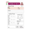 Agenda De Pedidos Repostera Pastelera