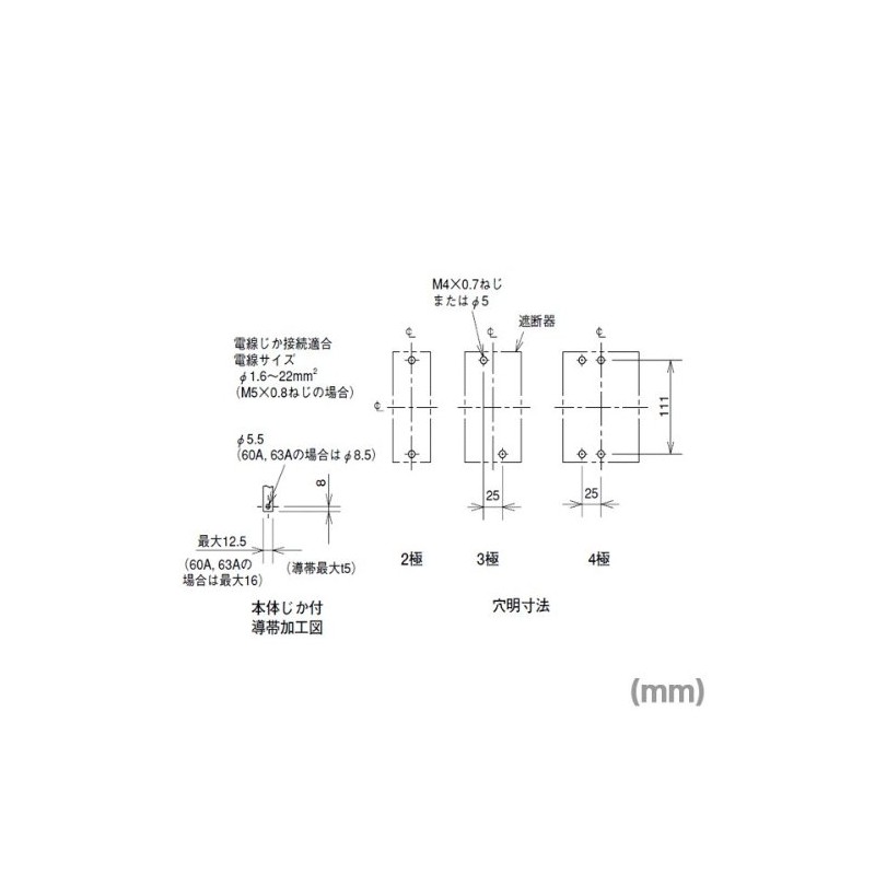 Mitsubishi Electric NF32-SV 3P 30A (No Fuse Breaker) (3 Poles)