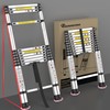 Adjustable Retractable Telescopic Collapsible Telescoping Ladder Extension - 10.5 FT