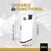 Palió Torcia Single Jet Flame Refillable Butane Torch Lighter, White