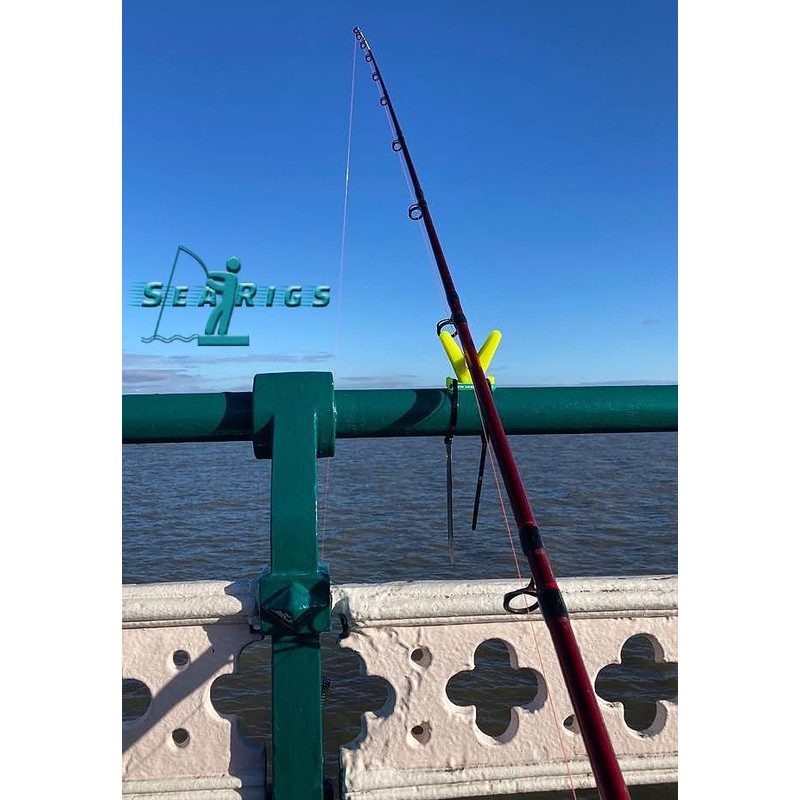 searigs - Sea Fishing Plastic Hi Vis Yellow Rod Rest