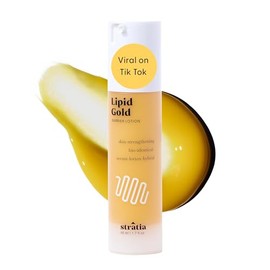 Stratia- Hidratante con ceramidas que fortalece la piel Lipid Gold, suero con niacinamida, hidrata y suaviza la piel.                                 