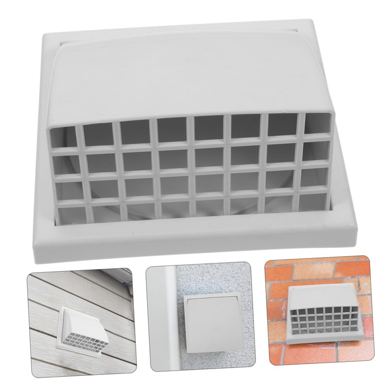 WHAMVOX Outdoor Vent Cover Grille Plastic Wall Vent Cover for