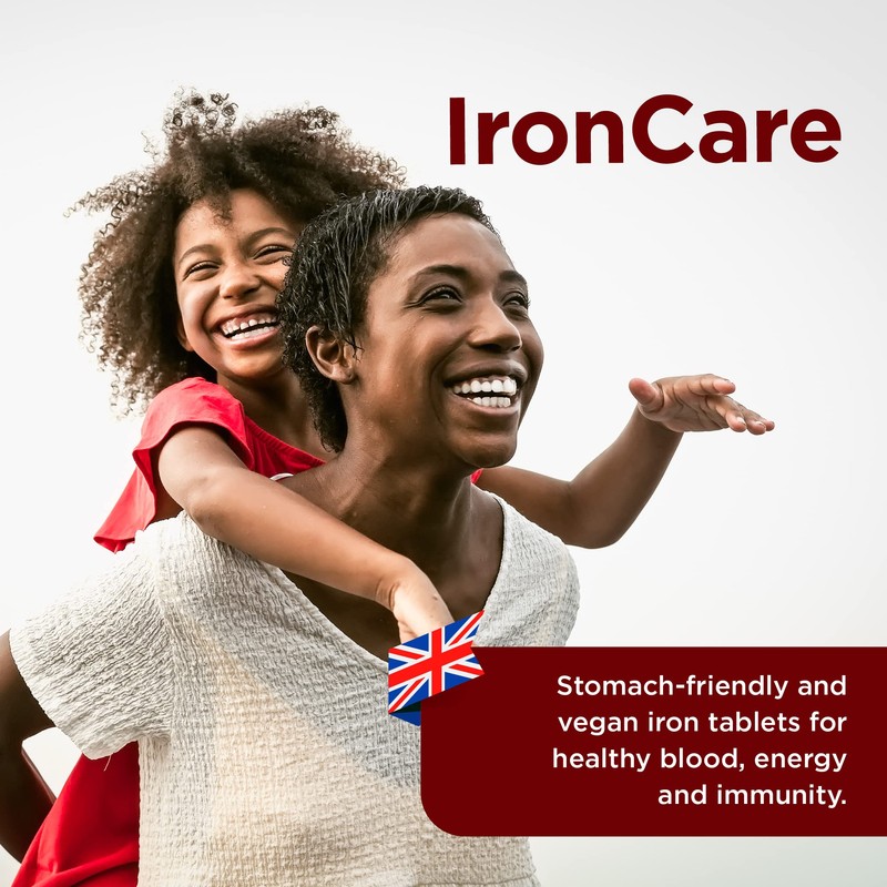 Healthspan IronCare (120 Tablets) | Added Vitamin C & B2,