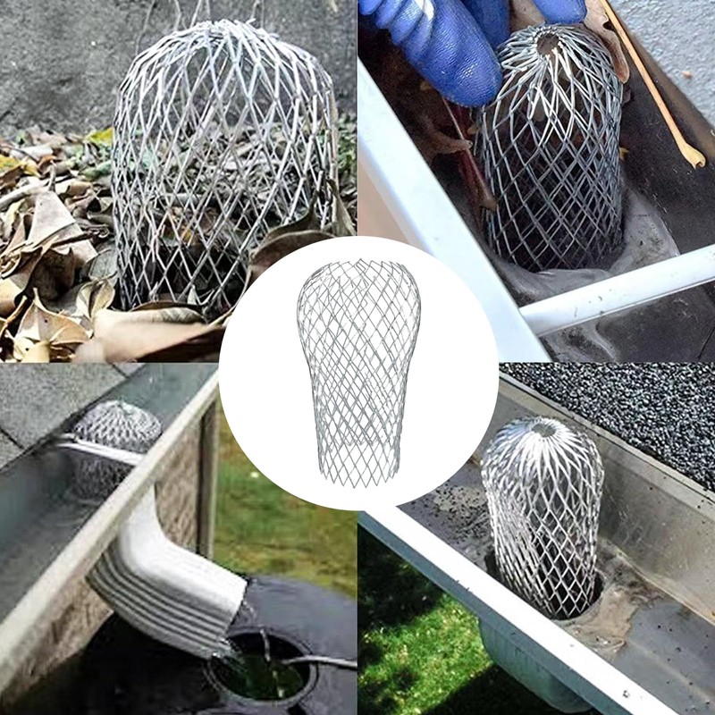 Lilaly 6 Pcs Gutter Guard Gutter Guards Downspout Guard Gutter