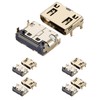 Teansic 10Pcs Mini HDMI Female Gold Plated 19 Pin Repair