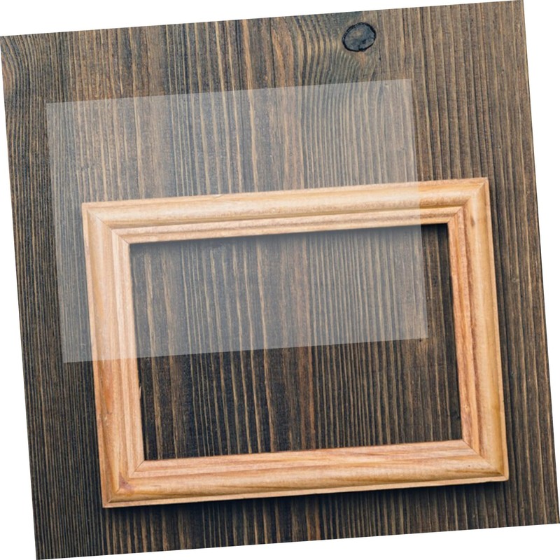 BUGUUYO 10 Pack Rigid Plastic Sheets Acryllic Film for Frame