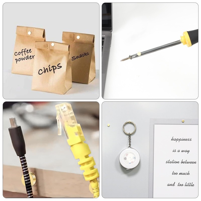 Wukong 5 x 2 mm Golden Strong Magnets, Pack of