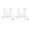 2pcs Baseball Bat Holder for Vertical Display Sturdy Acrylic Bat