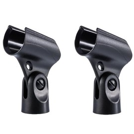 Generic A25D Microphone Clips Clamp Holder Replacement for Shure SM58 BETA58A PG58 BETA57 SM57 Microphone, 2 Pack