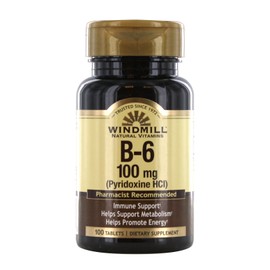 VIT B-6 TABS 100 MG WMILL 100