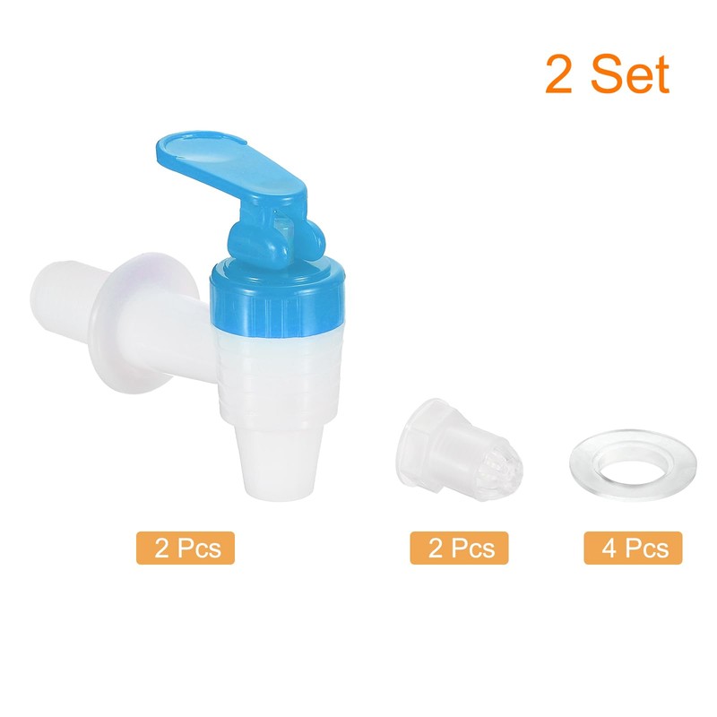 sourcing map Beverage Dispenser Replacement Spout, 2Set Plastic Water Dispenser